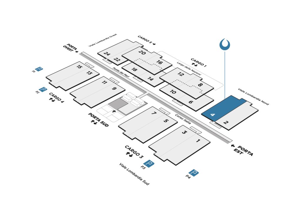 Mappa Fiera Tutto Food 2023